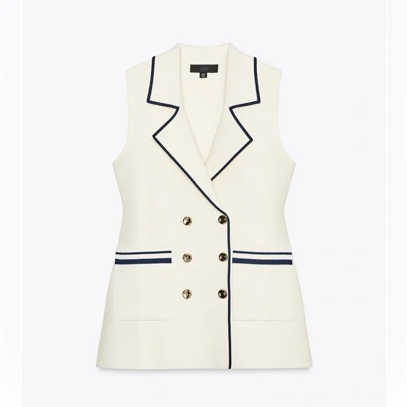 Zara TRIM KNIT VEST